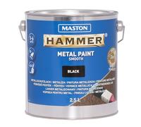 Maston Paint Hammer Smooth Black 2.5l