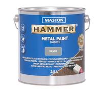 Maston Paint Hammer Smooth Silver 2.5l