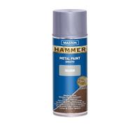 Maston Spray Paint Hammer Smooth Silver 400ml
