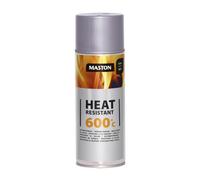 Maston Spray Paint Heat resistant 600C Silver 400ml
