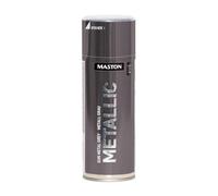 Maston Spray Paint Metallic Gloss Gun Metal Grey 400ml