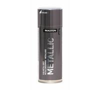 Maston Spray Paint Metallic Gloss Gun Metal Grey 400ml