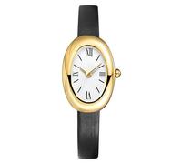 MASTOP Bracelet Watch for Women - Elegant 24mm Oval Dial Bangle Watch - Gold Jewelry Style Quartz Wristwatch - Gift for Her, Black B, Elegant Fashion Vintage