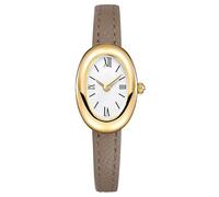 MASTOP Bracelet Watch for Women - Elegant 24mm Oval Dial Bangle Watch - Gold Jewelry Style Quartz Wristwatch - Gift for Her, Grey B, Elegant Fashion Vintage