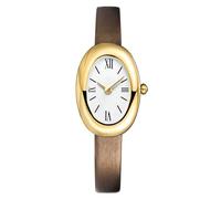 MASTOP Bracelet Watch for Women - Elegant 24mm Oval Dial Bangle Watch - Gold Jewelry Style Quartz Wristwatch - Gift for Her, Coffee B, Elegant Fashion Vintage
