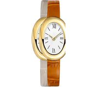 MASTOP Bracelet Watch for Women - Elegant 24mm Oval Dial Bangle Watch - Gold Jewelry Style Quartz Wristwatch - Gift for Her, grey, Elegant Fashion Vintage
