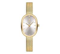 MASTOP Petite Vintage Oval Gold Women’s Watch, Waterproof Elegant Bracelet Watch for Small Wrists Minimalist Easy to Read, Gold White, Vintage Fashion Dainty