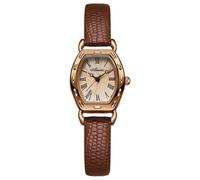 MASTOP Watch Womens Watches Elegant Lychee Leather Strap Dainty Fashion Creative Square Wrist Watch Analog Watch for Small Wrists Birthday/Wedding Gifts for Women