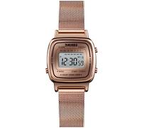 MASTOP Women's Quartz Watches Ultra-thin Gorgeous Simple Petite Wrist Watches Small Dial Mesh Steel Bracelet, Rose Gold, Digital,Quartz Watches
