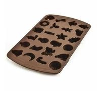 24Various Shape Silicone Durable Flexible Mold Tray For Chocolate Heat Resistant