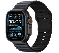 Mastten Sports Straps Compatible with Apple Watch Series 10 Strap 46mm 45mm 44mm 49mm 42mm Men - Waterproof Breathable Soft Silicone Band for iWatch Ultra 3 2 1 Series 11 10 9 8 7 SE 6 5 4 3 2 1