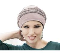 MASUMI Asha Silky Touch Cotton Headwear for Women with Chemo Cancer Hair Loss Organic Hat for Alopecia Patients (Champagne)