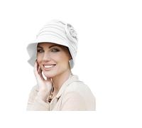 MASUMI Summer Beach Bucket Hat | Bamboo Headwear for Women | Wide Brim Sun Hats UV UPF 50+ Sun Protection| Packable Foldable Travel Headcovers - Rosabella