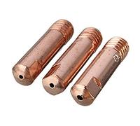 MASUNN 10 Pcs MB-15AK M6 MIG/MAG Welding Torch Contact Tip Gas Nozzle 0.8/1.0/1.2mm -1.0mm