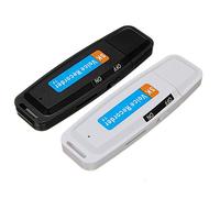 MASUNN 32GB USB Pen Disk Flash Drive Digital Audio Voice Recorder - Black