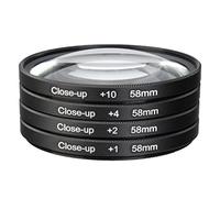 MASUNN 58mm Macro Close Up Filter Lens Kit +1 +2 +4 +10 for Canon EOS 700D 650D 600D 550D 500D 1200D 1100D 100D Rebel T5i T4i Lens