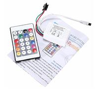 MASUNN DC12V 24 Key IR Remote Controller for WS2811 LED Strip Light