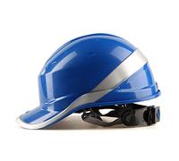 MASUNN Diamond V Hard Hats Safety Work 8 Point Vented Construction Ratchet Helmets New-Blue