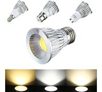 MASUNN E27/Gu10/E14/B22 6W Cob Led Dimmable Down Light Bulbs Spot Lightt Ac 85V-265V - E27