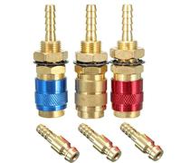 MASUNN Gas & Water Quick Connector Water Cooled Torch For Mig Tig Welder Torch Red Circle-Blue