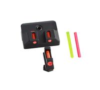 MASUNN Metal 3-Color Optical Fiber Aiming Front And Rear Optical Fiber Models Front Rear Sight Fit Glock