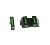 MASUNN Sight Optical Fiber Front And Rear Sight Alignment Tactical Accessories Are Suitable For Glock (Green)