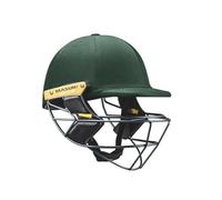 Masuri Unisex Child OS2 Test Cricket Helmet - Green, Large