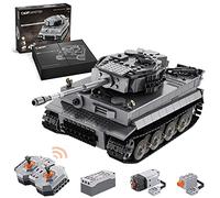 MASUSE RC Tank Building Model Kits, 925PCS WW2 Tiger Tank Building Blocks, DIY Assembly Remote Control Military Panzer Building set