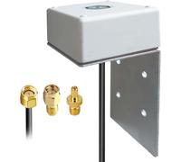 Maswell 4G LTE 5G NR Puck Antenna Outdoor, 1x Cable for 1x LTE Port Router | 5 dBi 700-6000 MHz with WiFi 6 | UV stabilized and Waterproof | SMA-Male, TS9 and RP-SMA | Not for Speed Competition
