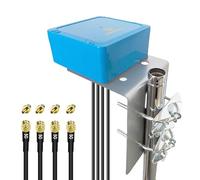 Maswell 4X4 MIMO 5G Outdoor Antenna, Cellular 700-6000MHz, 4G+ LTE, 5GA, WiFi 6 Ready, Bluetooth, Screw Adhesive Mount, 3dBi Low Gain Not for Speed Competition