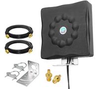 Maswell 5G Antenna Outdoor 2X2 MIMO | Up to 7.5dBi Cellular 600-8000MHz Omni Cross Polarized 4G LTE UWB 5G NR External Aerial with WiFi 6E for Caravan Home Rugged Router Modem | 2X SMA-Male & TS9