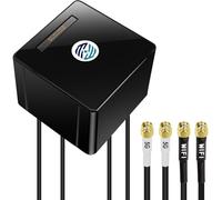 Maswell Combo Antenna 4-in-1 2X2 MIMO 5G and WiFi 6E Outdoor, Omni 600-8000MHz Aerial 6dBi for Cellular 5G 4G+ LTE-A with SMA-Male RP-SMA