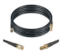 Maswell LMR240 Equivalent Coaxial Cable 2m 6.56ft, 50 Ohm Low Loss SMA Extension Cable, SMA Male to SMA Female for 5G 4G+ LTE WiFi Cellular GPS GNSS Router External Antenna Outdoor (Not for TV)