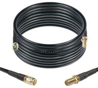 Maswell LMR240 Equivalent Coaxial Cable 5m 16.4ft, 50 Ohm Low Loss SMA Extension Cable, SMA Male to SMA Female for 5G 4G+ LTE WiFi Cellular GPS GNSS Router External Antenna Outdoor (Not for TV)