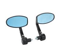 MasYosh 1 Pair 7/8in Motorcycle Handlebar Side Mirrors, Universal Rearview Mirrors Replacement for Suzuki GSF1250 GSF600, 360 Degree Adjustable with Aluminium Alloy and Glass Material