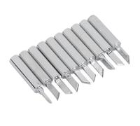 MasYosh 10Pcs Soldering Iron Tips, Replacement Welding Equipment Accessories with Hole, Constant Temperature Design for Various Soldering Tasks