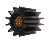MasYosh 12 Blades Water Pump Impeller, Heavy Duty Outboard Motor Impeller Replacement with Durable Metal Rubber Material for Sherwood Johnson
