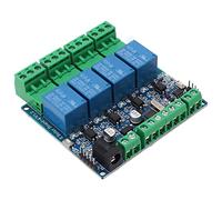 MasYosh 12V 4 Channel Relay Module, Optocoupler Isolation with Digital Inputs, for Industrial PLC Home Automation Circuit Control