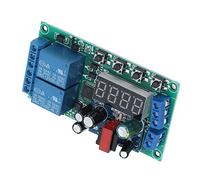 MasYosh 2 Channel Time Delay Relay Module, 32 Functions Digital Timer Control Board with Adjustable 0.01s to 999mins, for Solenoid Valves Water Pumps Motors Light Strips