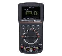MasYosh 2 in 1 Oscilloscope Multimeter, 1MHz Analog Bandwidth 2.5Msps Sampling with 3 Wave Scanning Modes for DC AC Voltage Current Capacitance Frequency Test