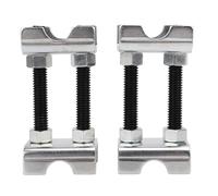 MasYosh 2 Way Adjustable Spring Spacer, Metal Coil Spring Compressor for Truck Car, Raises or Lowers 1in to 2in with Spanner, Includes 4pcs Spacers 8pcs Nuts