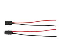 MasYosh 2pcs Bulb Base, T10 2 LED Light Bulb Sockets 12V 30A Black Soft with Wire, for Industrial Equipment Automobiles Vehicles Trailers Boats