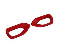 MasYosh 2PCs Car Air Intake Grille Upper Red Grille Bezel, Replacement for Dodge Scat Pack 2015 2022, with Textured Red Finish ABS Material