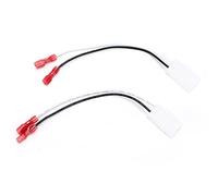 MasYosh 2pcs Car Speaker Wiring Harness Adapter, CNC Machined ABS Rubber Connector for Quick Installation with Original Plug, Replacement for Dodge