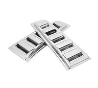 MasYosh 2PCS Car Tail Light Trim Frame, Electroplated Bright Glossy Proof Replacement for Hummer H2 2003 2009, with ABS Material for Enhanced Protection and Style