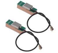 MasYosh 2Pcs GPS BD Antenna, Ceramic Active Dual Band High Gain 28DBI with 2 Stage Amplification Filter Circuit, for Car 4S Shops Rental Companies DVD Navigation