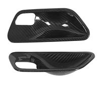 MasYosh 2pcs Interior Door Handle Bowl Cover Trim, Carbon FiberYPE Replacement for 3 4 Series,rab Fiber Style, with Self Adhesive Tape, for F30ionic F31 F32 F33 F34 F35 2013 2019