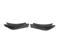 MasYosh 2pcs Rear Bumper Side Spoiler, Carbon Fiber PP Material with Mounting Screws, Universal for Car Protection and Aggressive Style