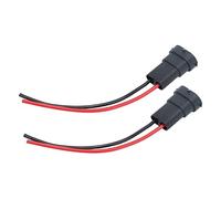 MasYosh 2Pcs Socket Wires, Male Adapter Headlight Copper Wiring Harness, with 2 Wires for Easy Connection, for H11 H8 880 890 Bulb
