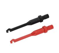 MasYosh 2pcs Wire Piercing Probe, Insulation Puncture Test Probe with 4mm Female Banana Socket, for Automotive Circuit Detection Red Black